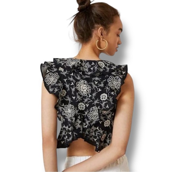 Anthropologie Embroidered Blouse - Picture 2 of 11